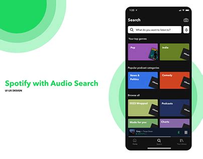 Spotify Ui Design Projects Photos Videos Logos Illustrations And