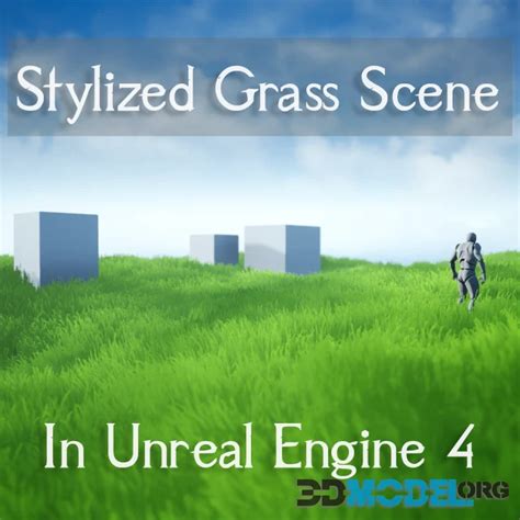 Unreal Engine Asset UE4 Stylized Grass Scene Lucen Grass Setup