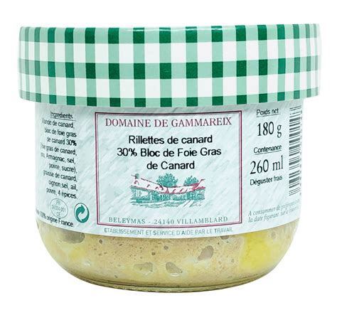 Rillettes Pur Canard 30 Bloc De Foie Gras De Canard Le Domaine De