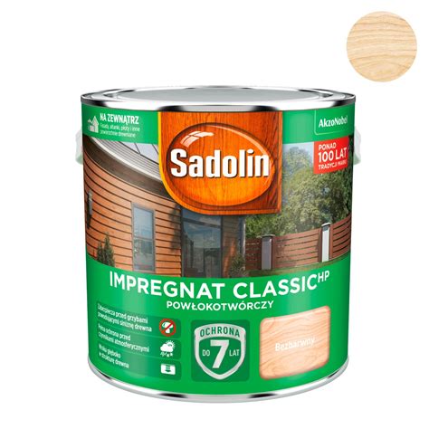 Sadolin Impregnat Classic HP Bezbarwny 2 5 L Kupuj W OBI