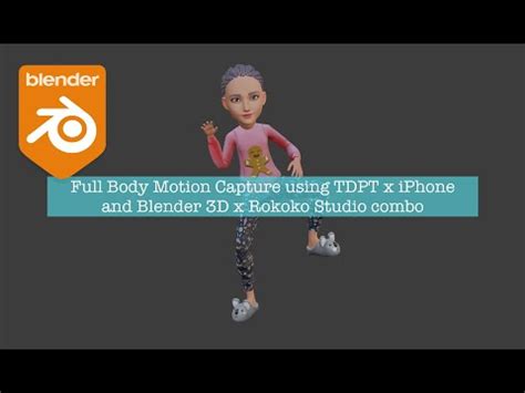 BSLIVE Full Body Motion Capture Animation Using TDPT IPhone Blender