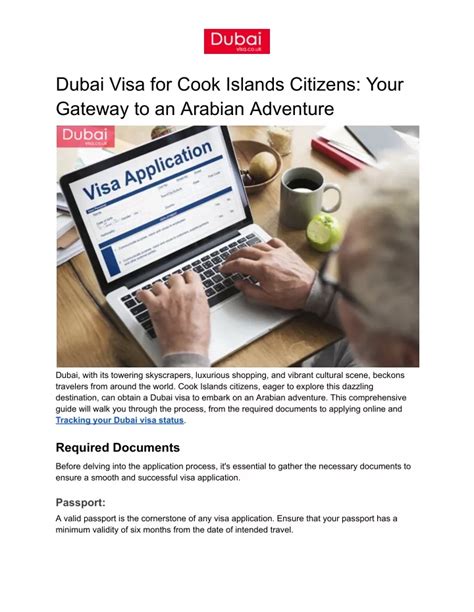 Ppt Dubai Visa For Cook Islands Citizens Your Gateway To An Arabian Adventure Powerpoint