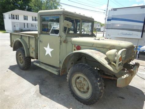 Dodge Power Wagon M37 34 Ton Cargo Truck Army Military 4x4 4 Speed