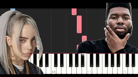 Billie Eilish Lovely Ft Khalid Piano Tutorial Youtube