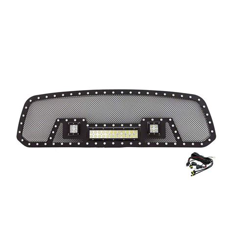 Ram 1500 Evolution Stainless Steel Wire Mesh Upper Grille Insert Black