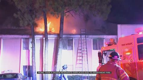 Over A Dozen Displaced After Early Morning Apartment Fire In Tulsa