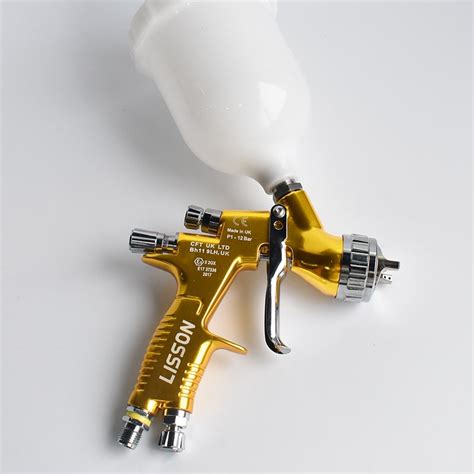 Zre Aespr Professional Gti Pro Lite Golden Painting Gun Te20 T110 1 3mm Nozzle Spray Gun Paint