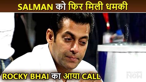 Shocking Salman Khan Receives Another Threat From A Caller Named Roki