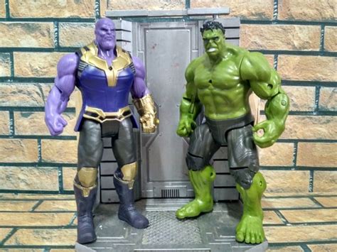 Jual Hiasan Kue Tart Birthday Cake Topper Thanos Hulk Infinity Wars T