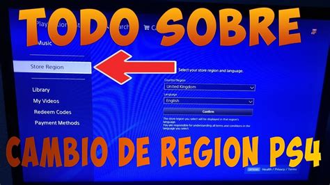 Como cambiar de región en PS4 YouTube