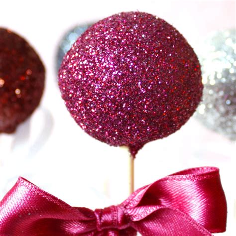 Edible Glitter Cake Pops