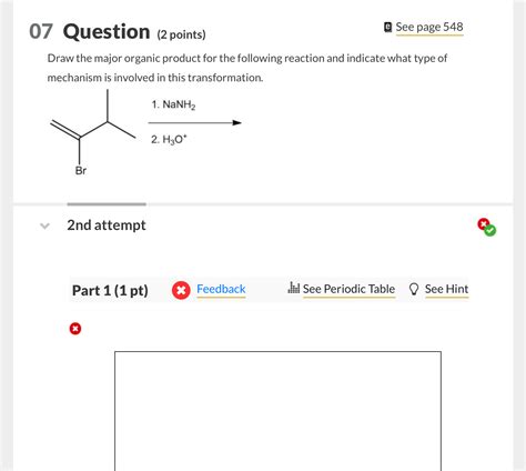 [solved] Draw The Major Organic Product For The Following