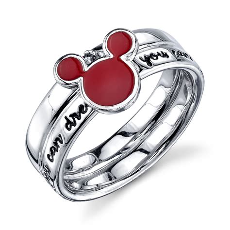 Enchanted Disney Fine Jewellery Collections Mickey Mouse Ring Tiny