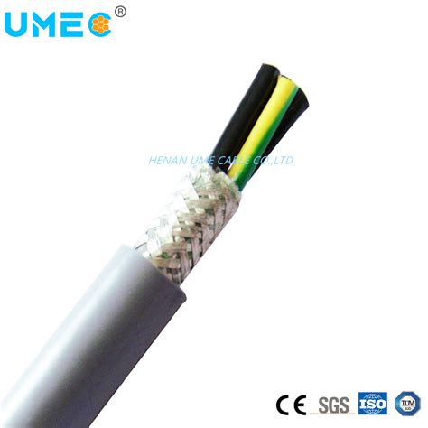 Utility Copper Conductor Pvc Insulated And Sheathed Braiding Shielded