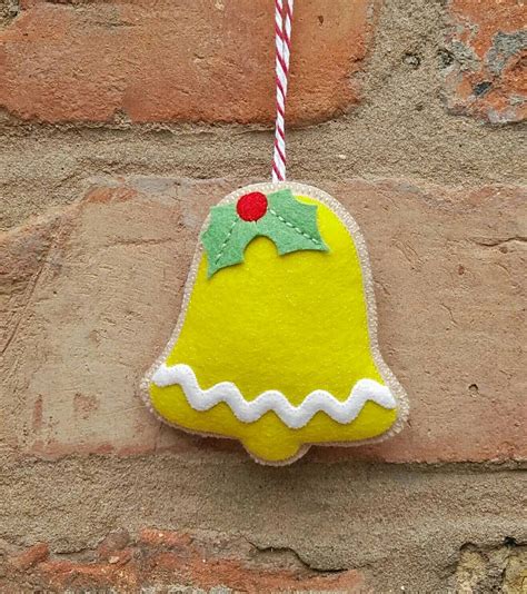 Felt Christmas Bell Ornament