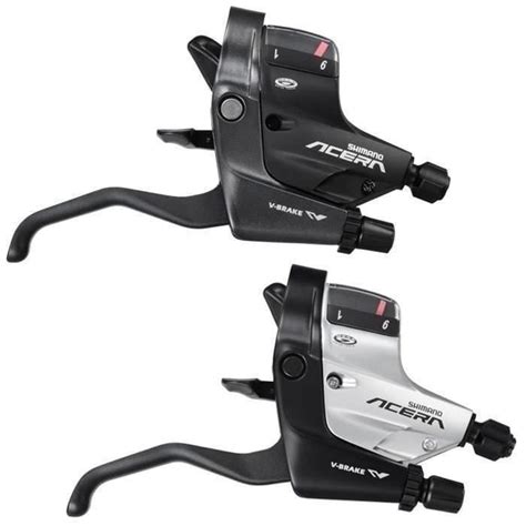 Set Manete Integrate Schimbator Frana Shimano Acera St M X V Negru