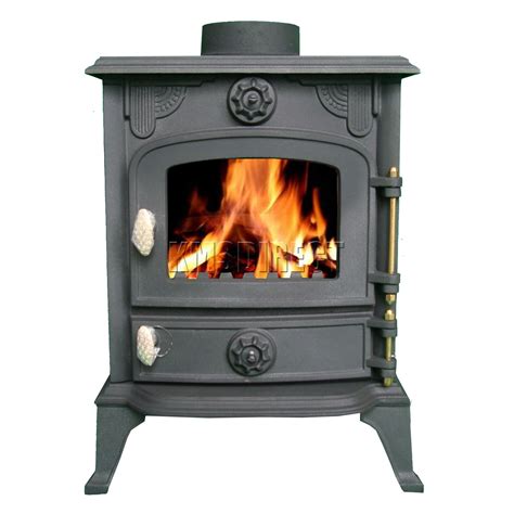 New Cast Iron Log Burner Multifuel Wood Burning Kw Stove Woodburner