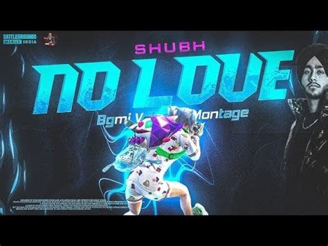 No Love By Shubh Finger Full Gyro Bgmi Montage Oneplus