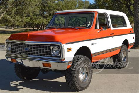 Lot 1571 1971 Chevrolet K5 Blazer Custom Suv Barrett Jackson