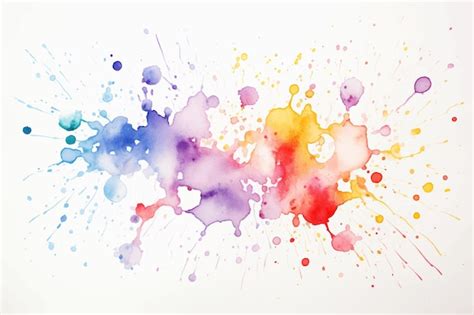 Premium Vector Watercolor Abstract Splash Spray Color Painting Vector