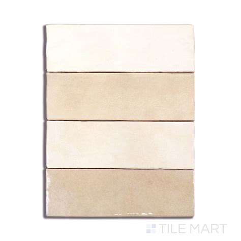 Cloe Glazed Ceramic Field Tile 2 1 2x8 Crème Gloss Tilemart