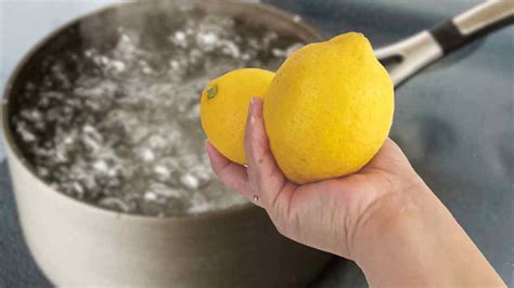 Pourquoi Faut Il Jeter Le Citron Dans L Eau Bouillante Avant De L