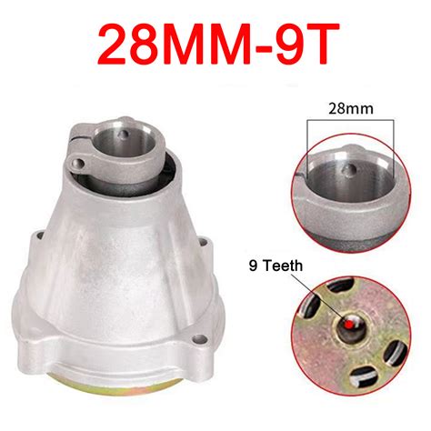 Universal Output Block 26mm 28mm 9 Teeth Replacement For Gasoline Brush