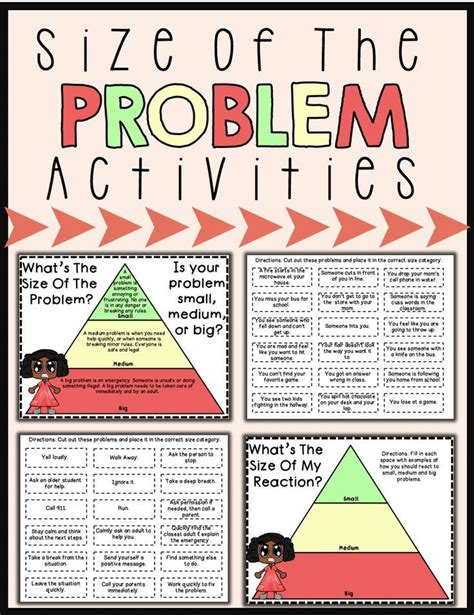 Size Of The Problem Worksheets Size Of The Problem Worksheet