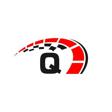 Letter Q Car Automotive Template For Cars Service And Cars Repair