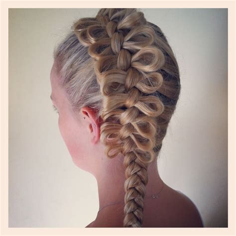 Bow Braid Hair Up Hair Style Up Hairstyles Hair Looks Hair Beauty