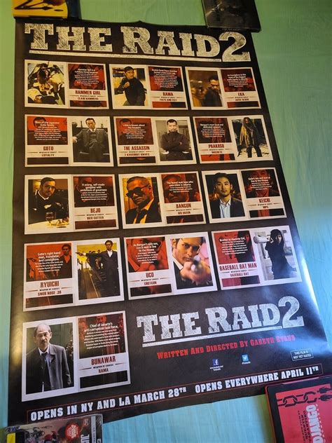 The Raid 2 Original Movie Poster 27x40 DS - Rare!!! | #4621877757