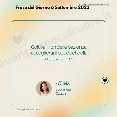 Frase Del Giorno Mercoled Settembre Buongiornocolcuore