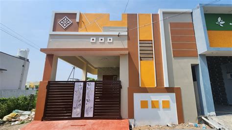 NORTH FACING 2BHK FOR SALE NEAR SARAVANAMPATTI 2 75CENTS 55 LAKHS