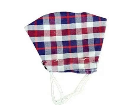 Reusable 2 Layer Check Printed Cotton Face Mask At Rs 9 In Surat ID