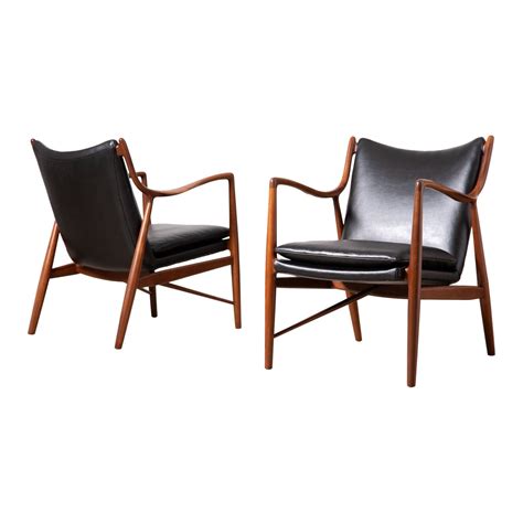 1950s Teak And Tan Leather Chieftain S Chair By Finn Juhl At 1stDibs