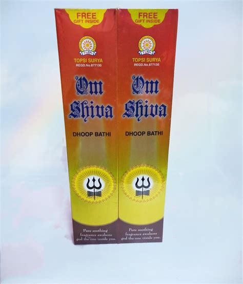 Charcoal Brown Topsi Surya Om Shiva Incense Stick For Religious At Rs