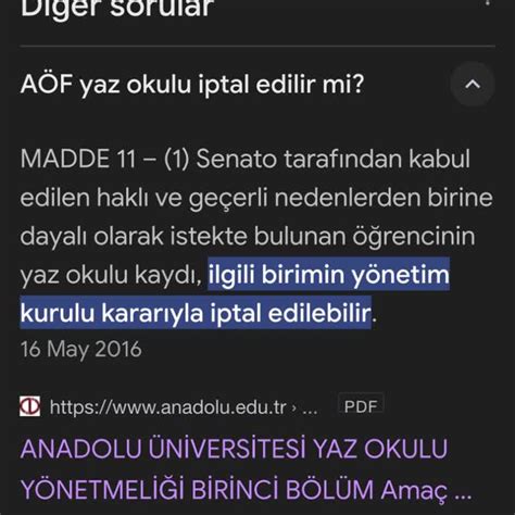 Anadolu Niversitesi Yaz Okulu Kayd Renci Durumunun Aktifle Memesi