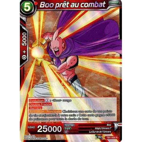 Achat Carte L Unit Dbs Tb Le Tournoi Du Pouvoir Dragon Ball