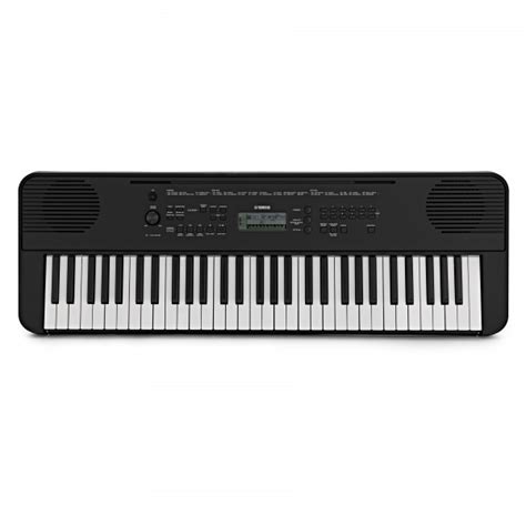 Yamaha PSR E360 Teclado Portátil Preto na Gear4Music