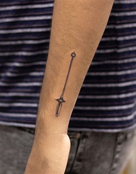 Greek Spear Tattoo