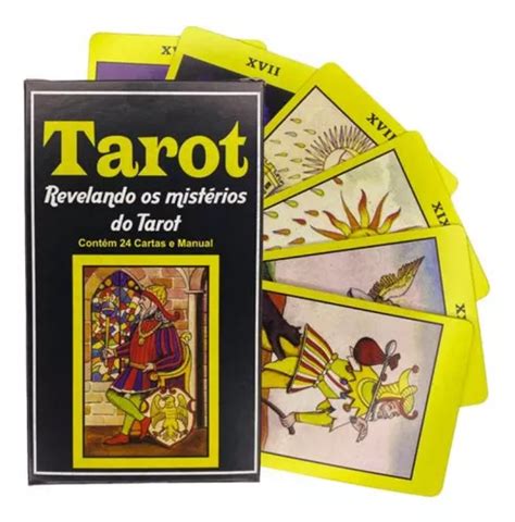 Baralho Tarô Revelando Os Mistérios Do Tarot 24 Cartas Frete grátis