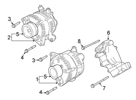 Ford F 250 Super Duty Alternator Bracket Hc3z10a313b Havre Ford Havre Mt