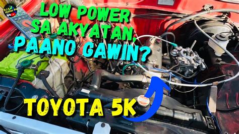 Paano Palakasin Ang Makina Ng Toyota K Youtube