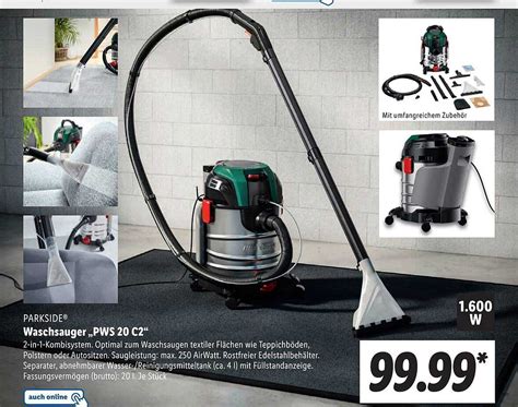 Parkside Waschsauger Pws C Angebot Bei Lidl Prospekte De