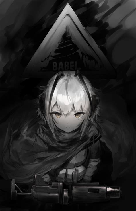 Safebooru 1girl Absurdres Ahoge Arknights Babel Logo Arknights Bandaged Arm Bandages Cloak