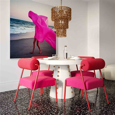 Pink Dining Room Chairs