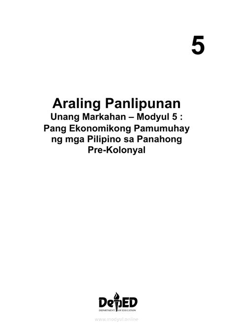 Araling Panlipunan