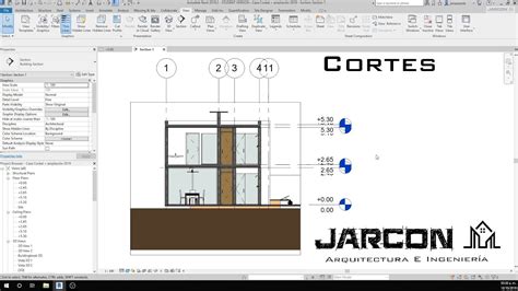 Cortes Secciones Sections Tutorial Revit 2019 YouTube