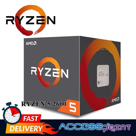 Amd Ryzen 5 2600 6 Core 12 Threads Processor 39ghz Max Boost 34ghz Base Wraith Stealth