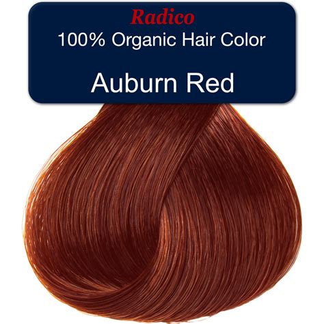 Dark Auburn Red Hair Color Chart